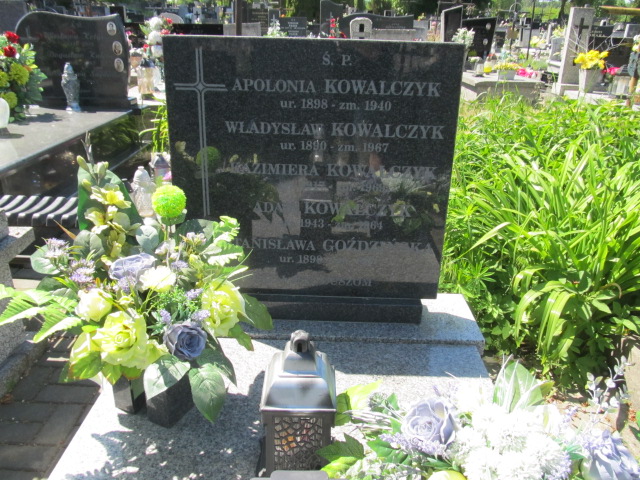 Władysław Kowalczyk 1889 Brzeziny - Grobonet - Wyszukiwarka osób pochowanych