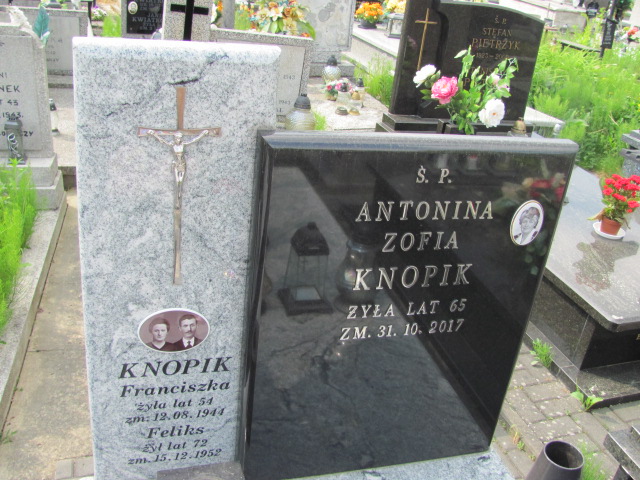 Antonina Knopik 1952 Brzeziny - Grobonet - Wyszukiwarka osób pochowanych
