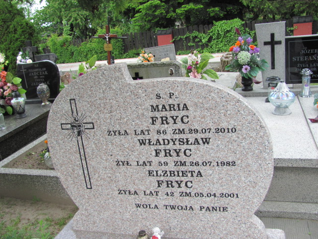 Elżbieta Fryc Brzeziny - Grobonet - Wyszukiwarka osób pochowanych