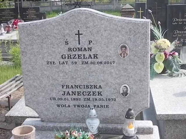Franciszka Janeczek 1892 Brzeziny - Grobonet - Wyszukiwarka osób pochowanych
