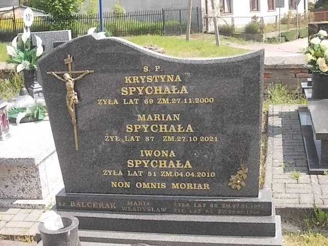 Iwona Spychała Brzeziny - Grobonet - Wyszukiwarka osób pochowanych