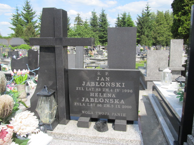 Jan Jabłoński Brzeziny - Grobonet - Wyszukiwarka osób pochowanych