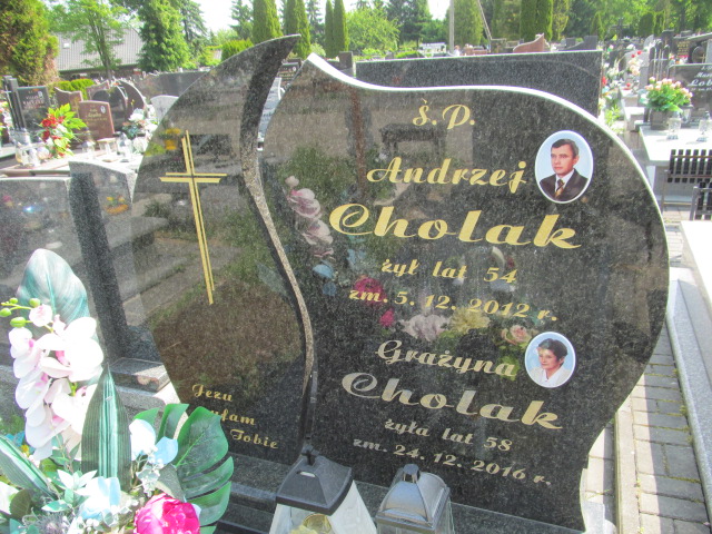 Grażyna Cholak 1958 Brzeziny - Grobonet - Wyszukiwarka osób pochowanych