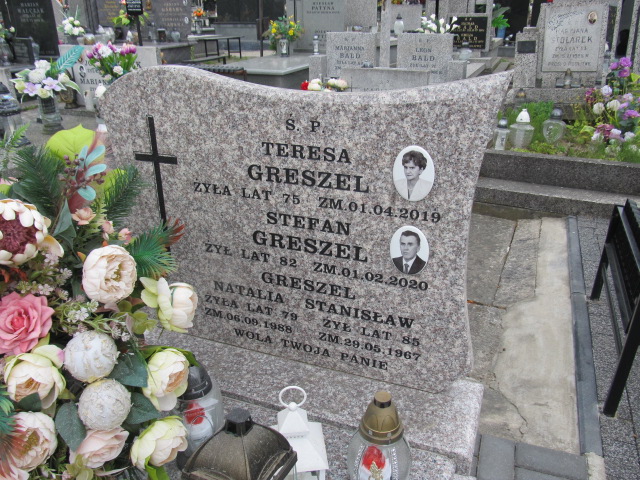 Teresa Greszel 1944 Brzeziny - Grobonet - Wyszukiwarka osób pochowanych