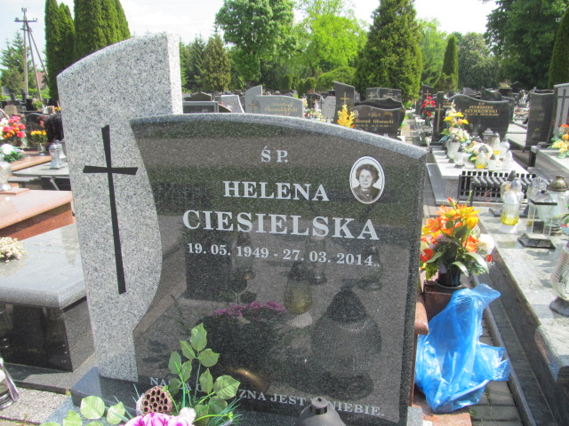Helena Ciesielska 1949 Brzeziny - Grobonet - Wyszukiwarka osób pochowanych