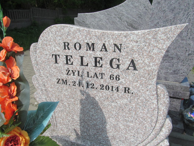 Roman Telega 1948 Brzeziny - Grobonet - Wyszukiwarka osób pochowanych