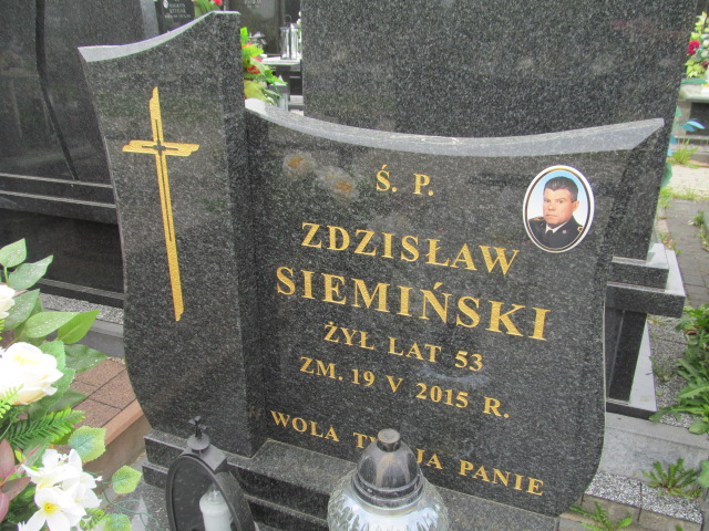 Zdzisław Siemiński 1962 Brzeziny - Grobonet - Wyszukiwarka osób pochowanych