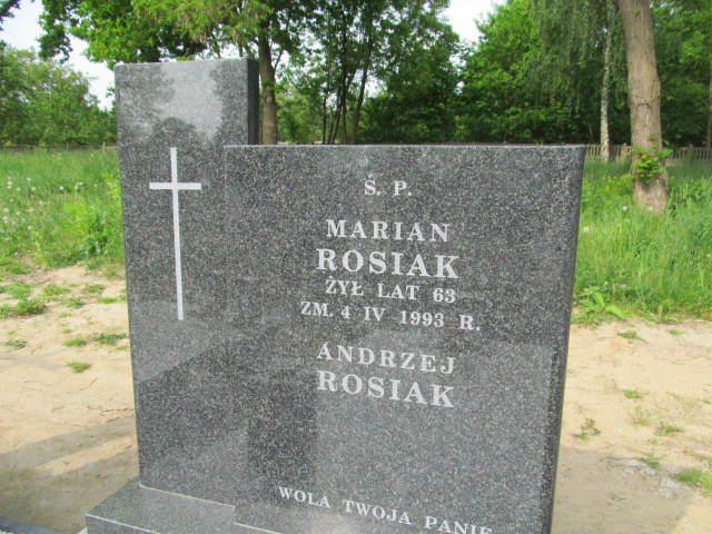 Marian Rosiak Brzeziny - Grobonet - Wyszukiwarka osób pochowanych