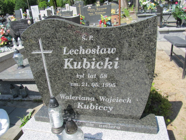 Lechosław Kubicki Brzeziny - Grobonet - Wyszukiwarka osób pochowanych
