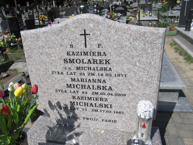 Marianna Michalska Brzeziny - Grobonet - Wyszukiwarka osób pochowanych