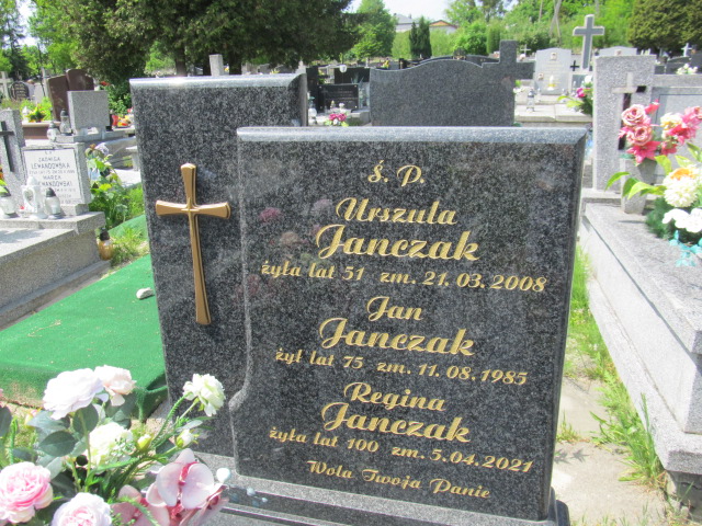 Regina Janczak 1921 Brzeziny - Grobonet - Wyszukiwarka osób pochowanych